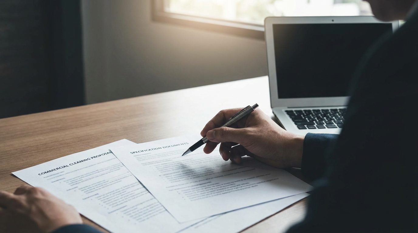 Reviewing a commercial cleaning proposal