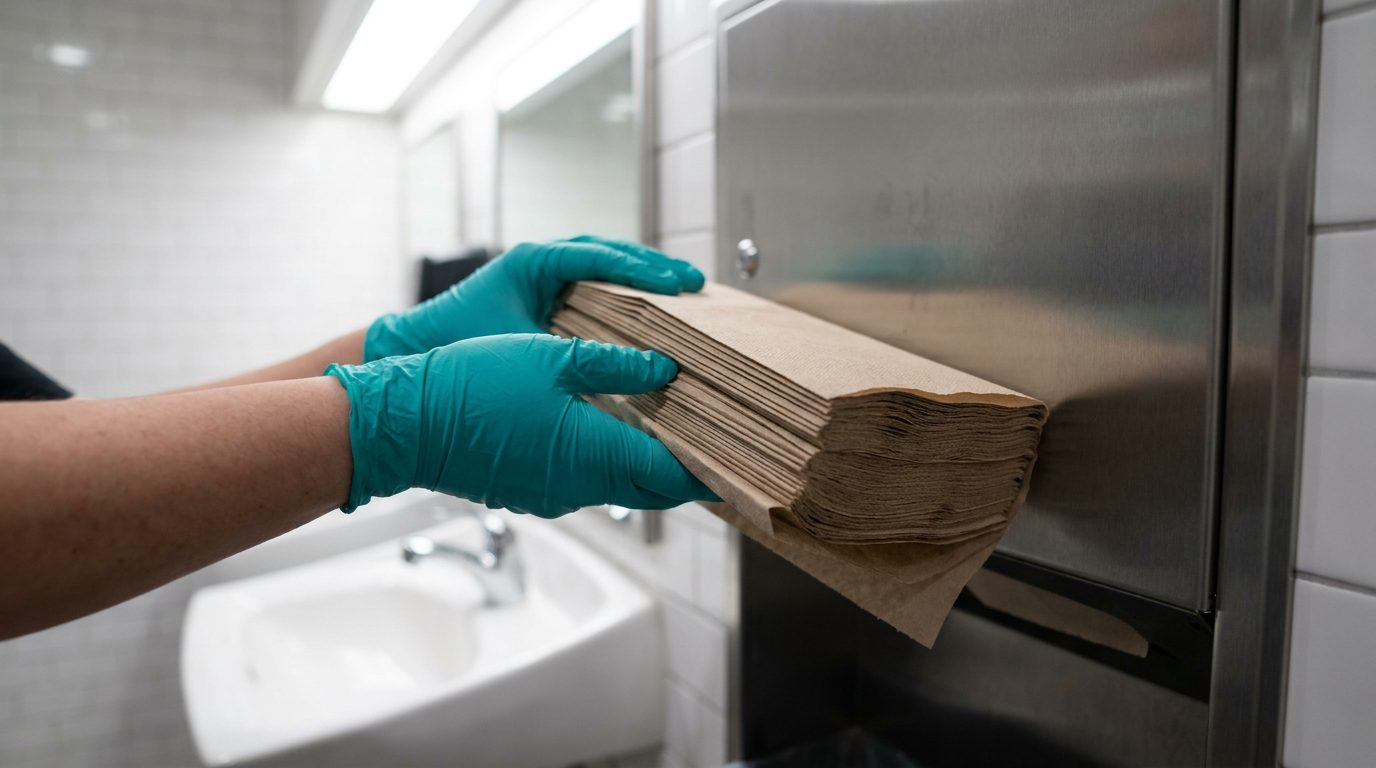 Restocking washroom consumables